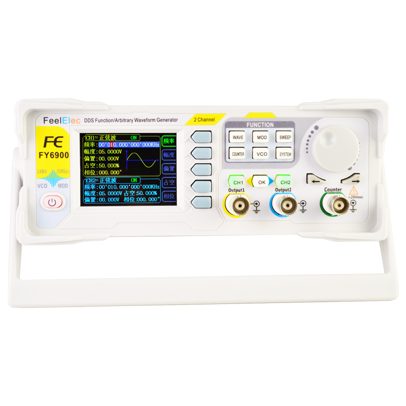 Generator sygnałów funkcjonaln – Dual Channel Arbitrary Waveform Function Generator 60Mhz recenzja i cena